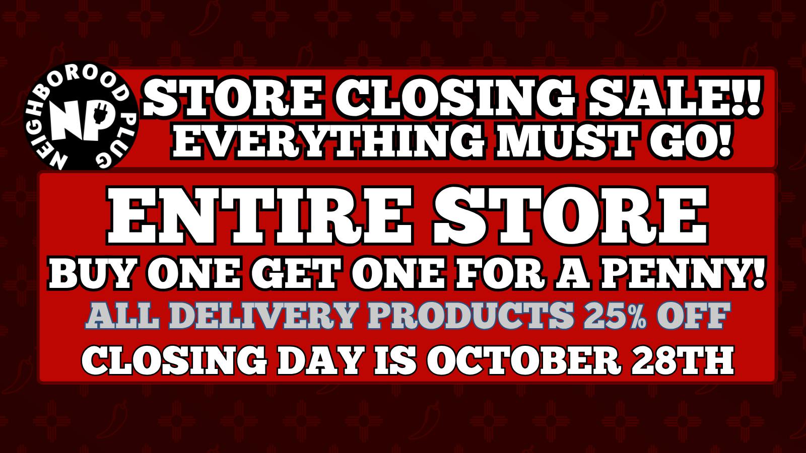 Neighborhood Plug CLOSING SALE!!!