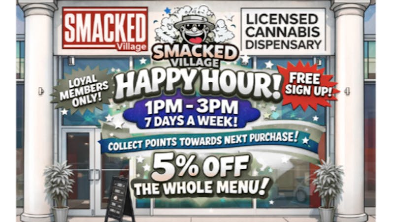 Smacked Village MIDDAY MAGIC HAPPY 1-3pM