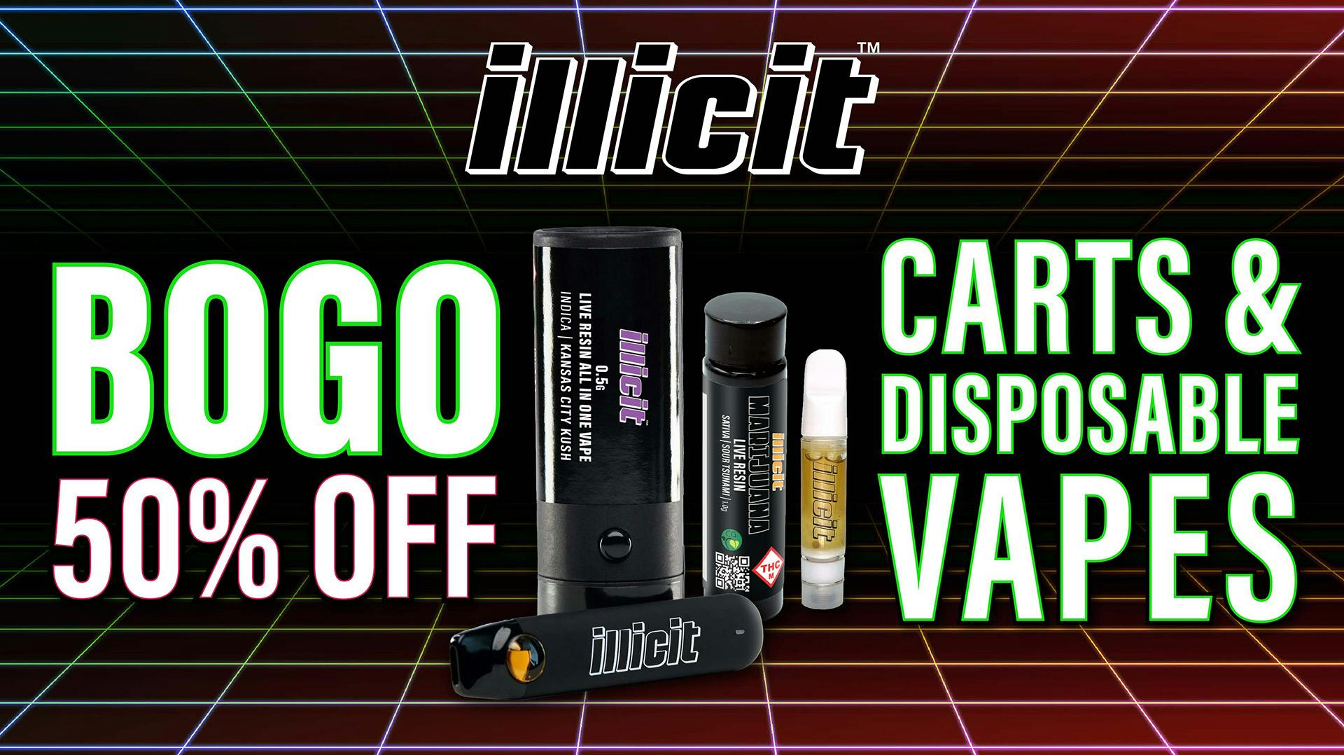 From The Earth Dispensary Raytown BOGO 50% Off Illicit Vapes (1/30/26 to 2/1/26)