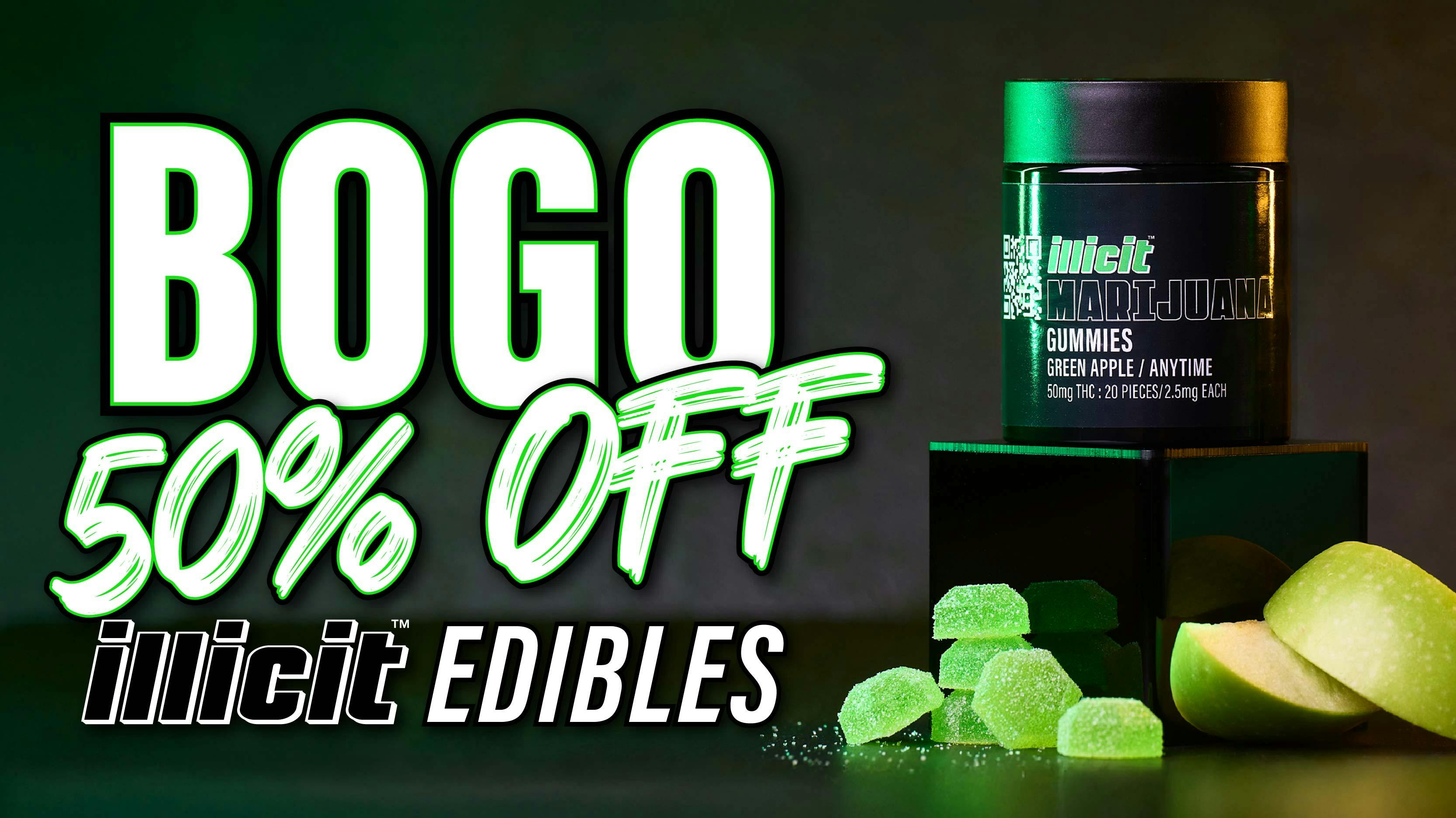 From The Earth Dispensary Westside BOGO 50% Off Illicit Edibles (2/20/26 - 2/22/26)