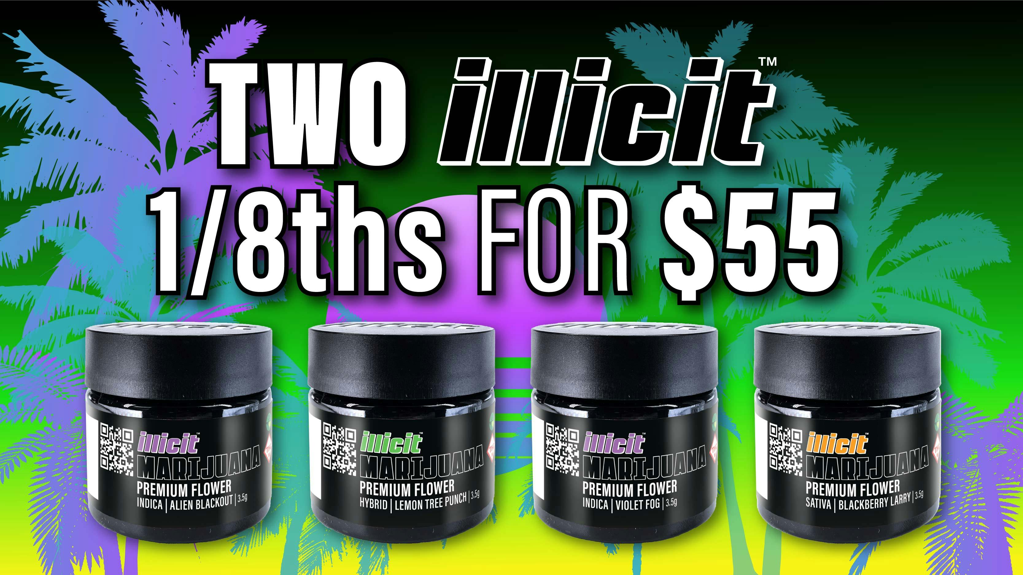 From The Earth Dispensary Lee's Summit 2 Illicit 1/8ths for $55 (4/27/26 - 4/30/26)