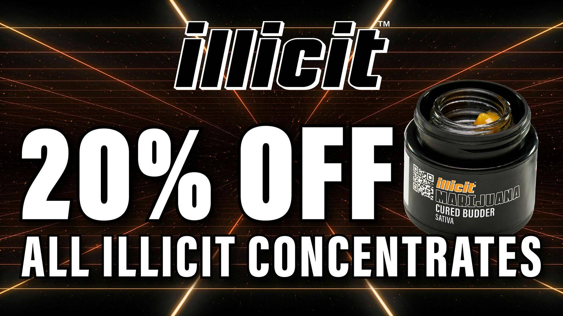 From The Earth Dispensary Brookside 20% Off Illicit Concentrates (5/4/26 - 5/7/26)