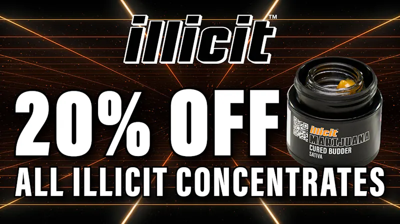 From The Earth Dispensary Lee's Summit 20% Off Illicit Concentrates (6/5/26 - 6/7/26)