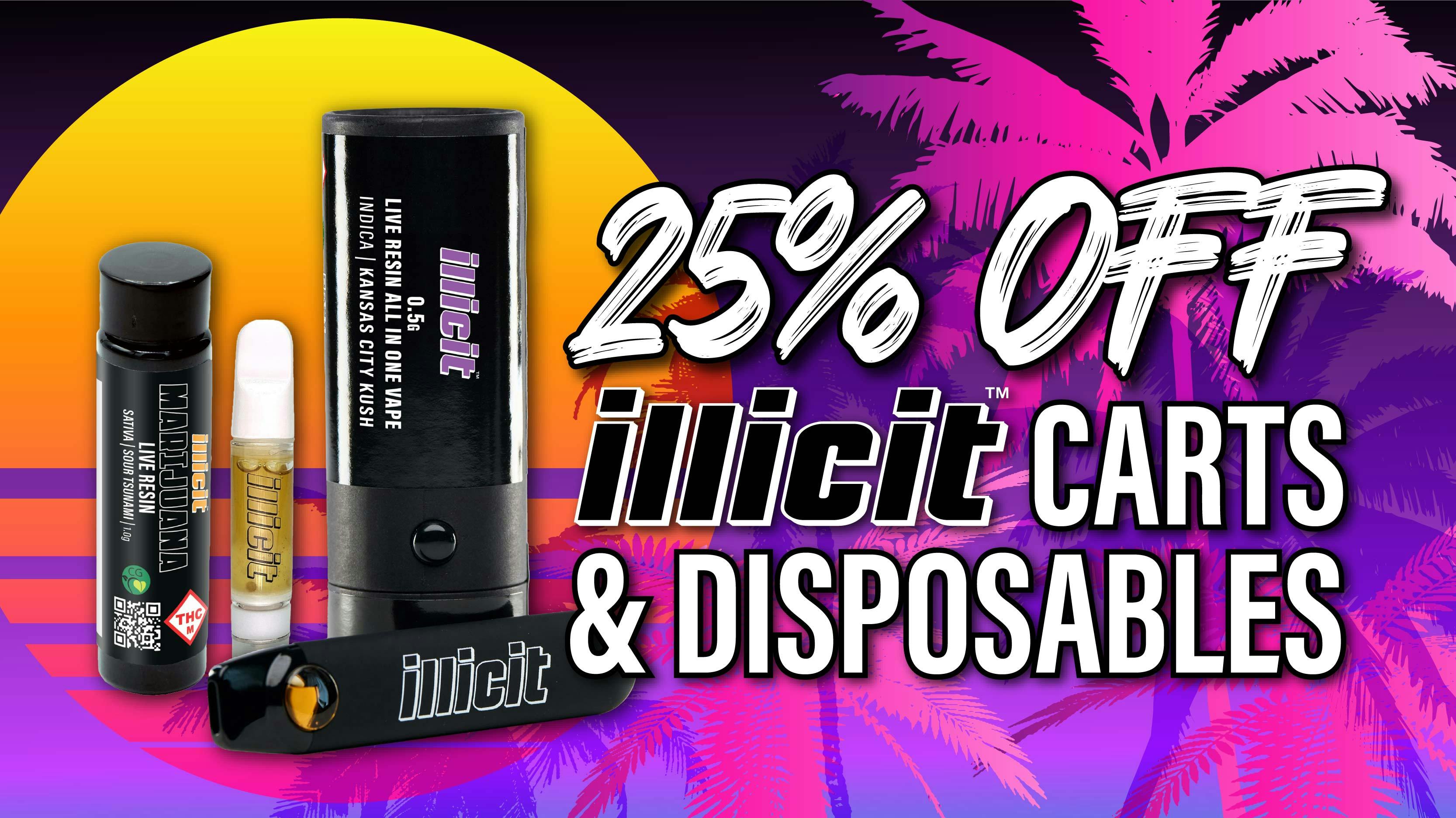 From The Earth Dispensary St. Joseph 25% Off Illicit Carts & Disposables (6/26-6/28/26)