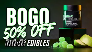 From The Earth Dispensary St. Joseph BOGO 50% Off Illicit Edibles (8/7 - 8/9/26)