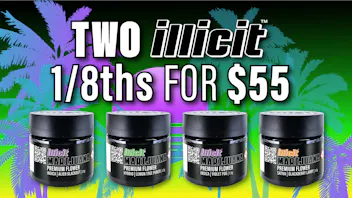 From The Earth Dispensary Lee's Summit 2 Illicit 1/8ths for $55 (7/31 - 8/2/26)