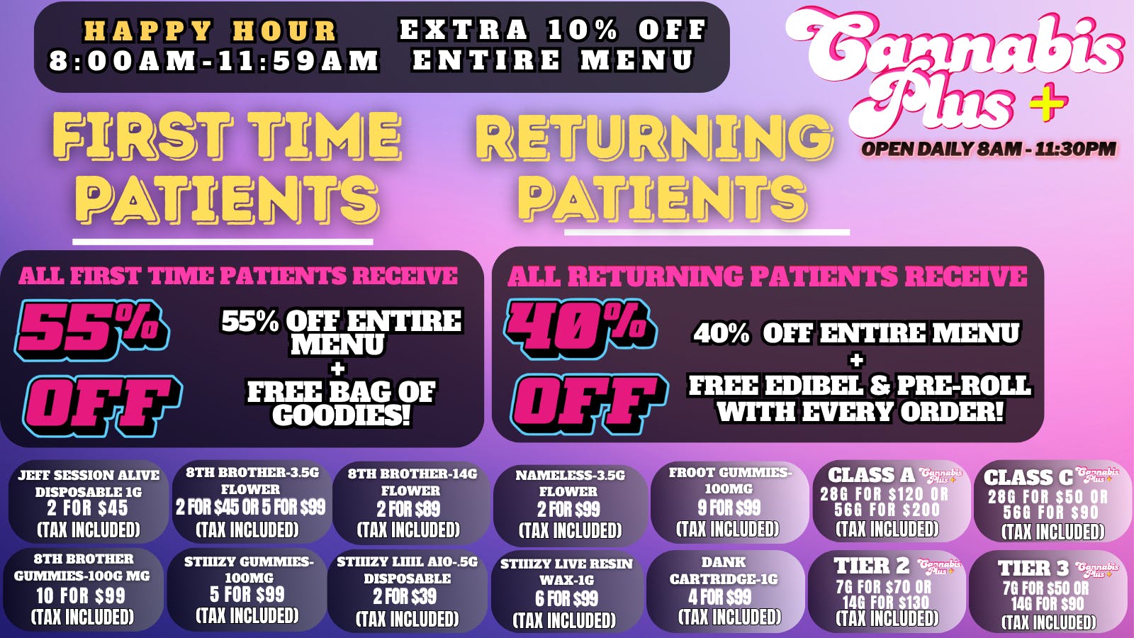 Cannabis Plus - San Marcos The Ultimate First-Time Hookup 55%OFF+Free Goodies