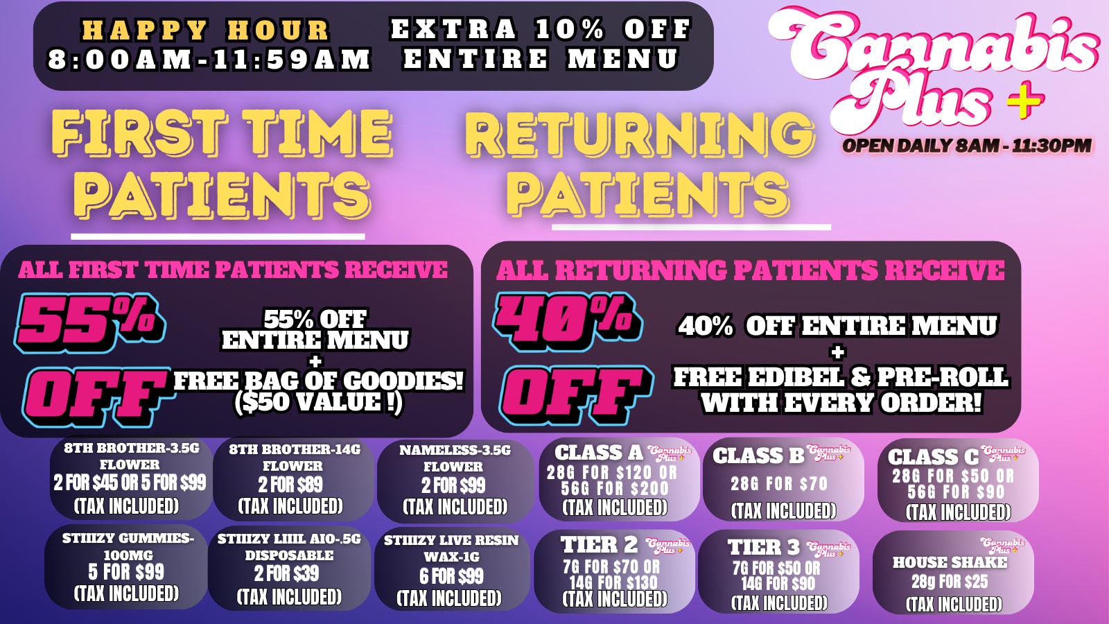 Cannabis Plus - San Marcos The Ultimate First-Time Hookup 55%OFF+Free Goodies