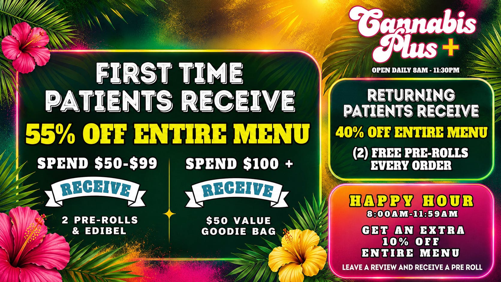 Cannabis Plus - Oceanside The Ultimate First-Time Hookup 55% OFF! 🤩