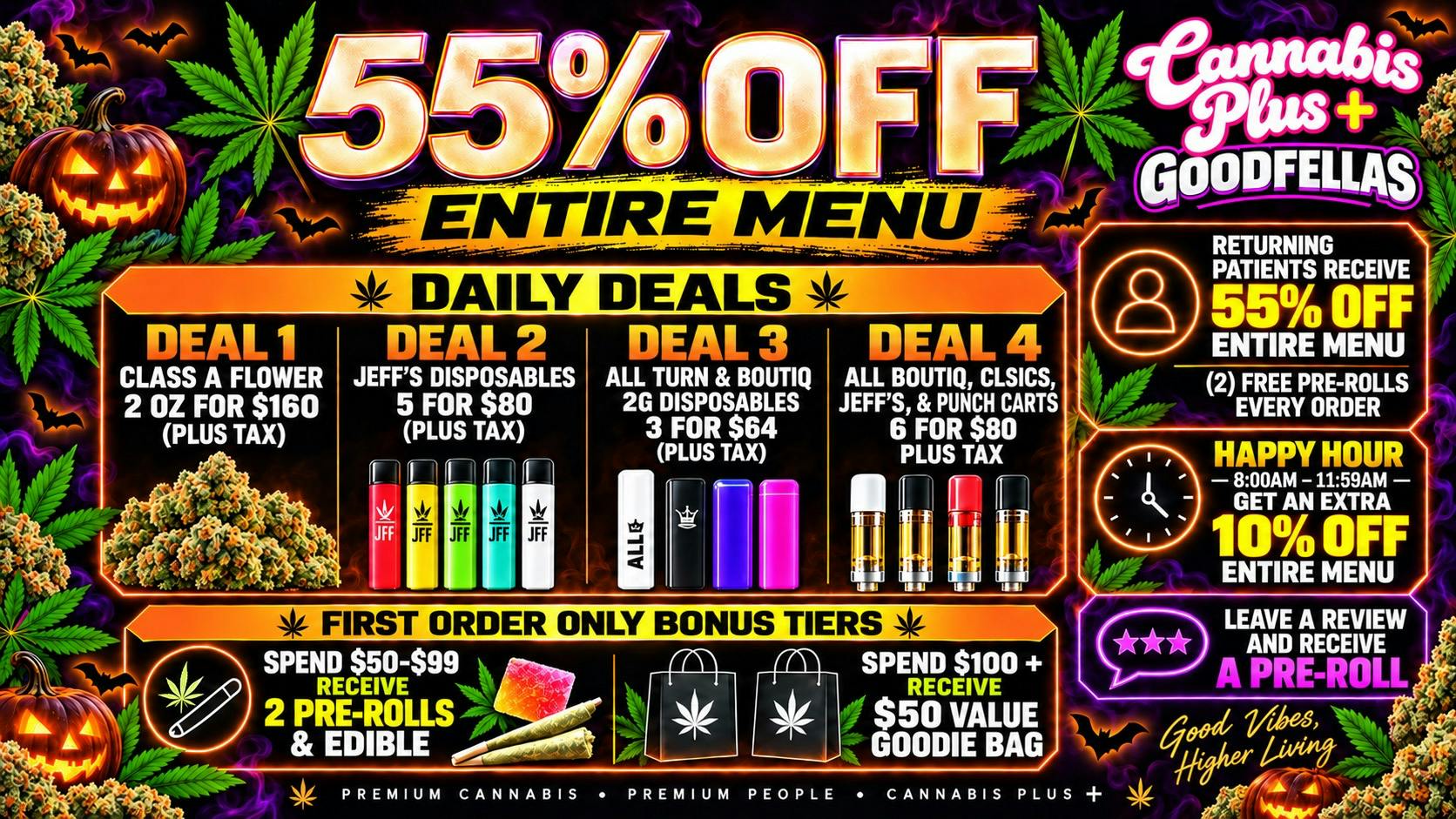 Cannabis Plus - Fallbrook BIG Savings! - 55% OFF & Free Goodies!
