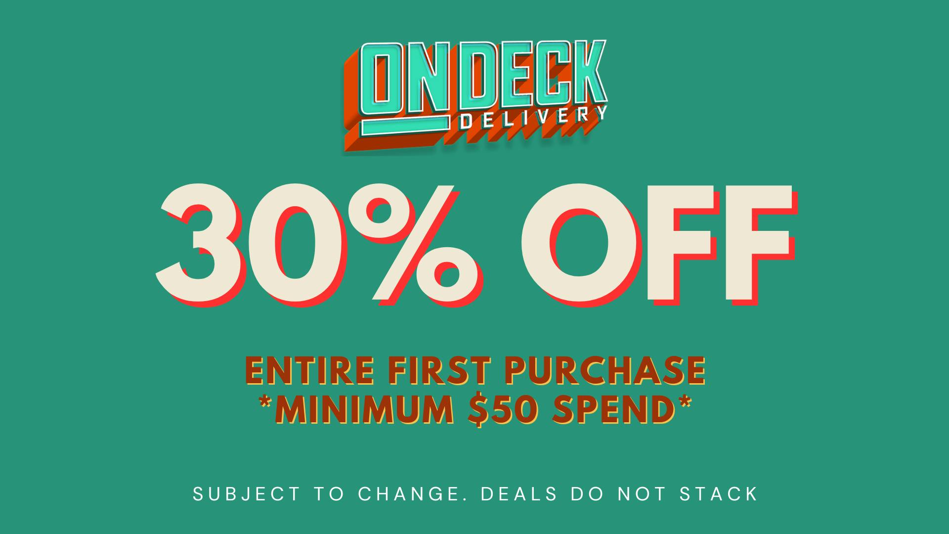 On Deck Delivery First Purchase Discount