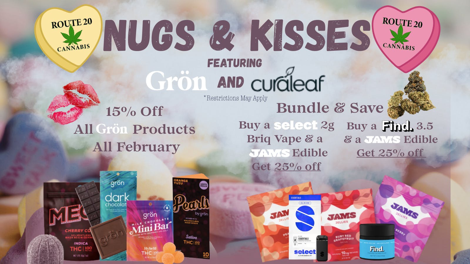 Route 20 Cannabis NUGS AND KISSES