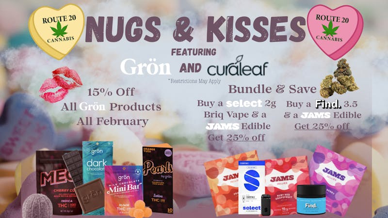 Route 20 Cannabis NUGS AND KISSES