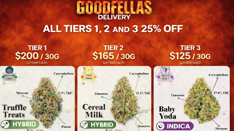 Goodfellas - San Marcos FLOWER SPECIALS+GOODIEBAG