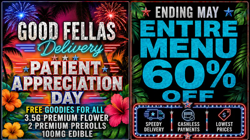 Goodfellas - Vista ENDING MAY WITH 60% OFF ALONG WITH FREE GOODIES