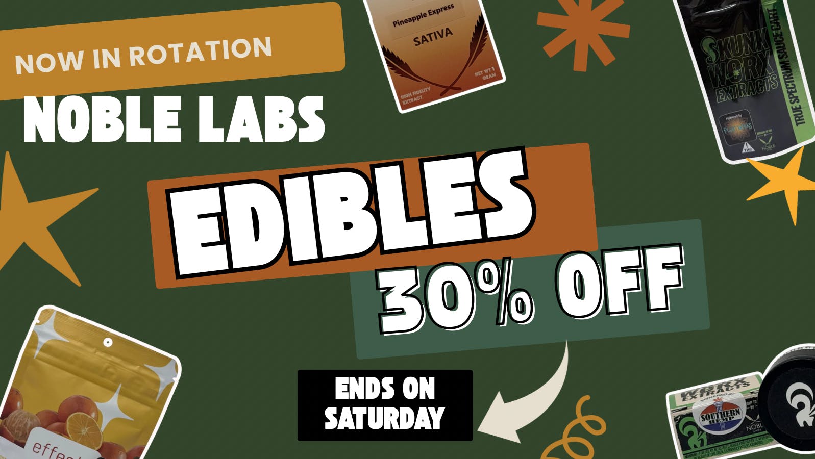 Hill Country Cannabis 30% Off All Noble Labs Edibles | This Week Only