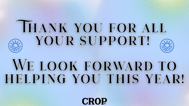 Crop THANK YOU FROM CROP