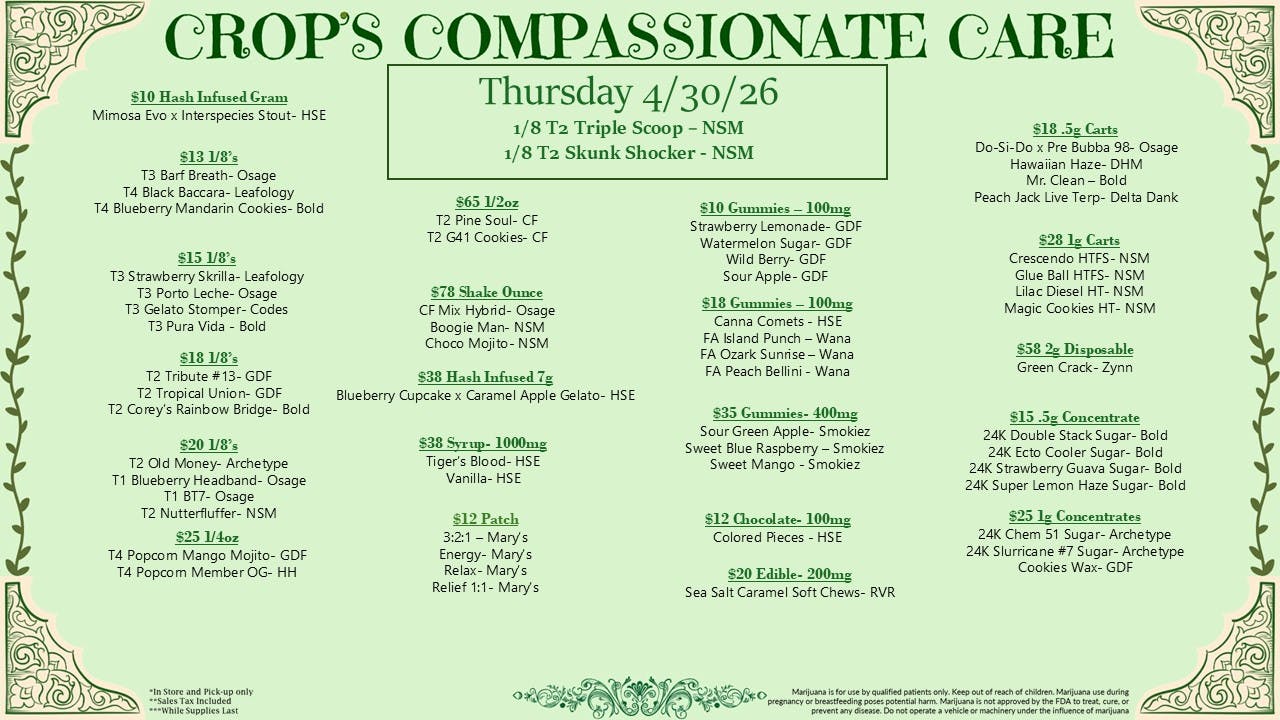 Crop Crop Daily Deals