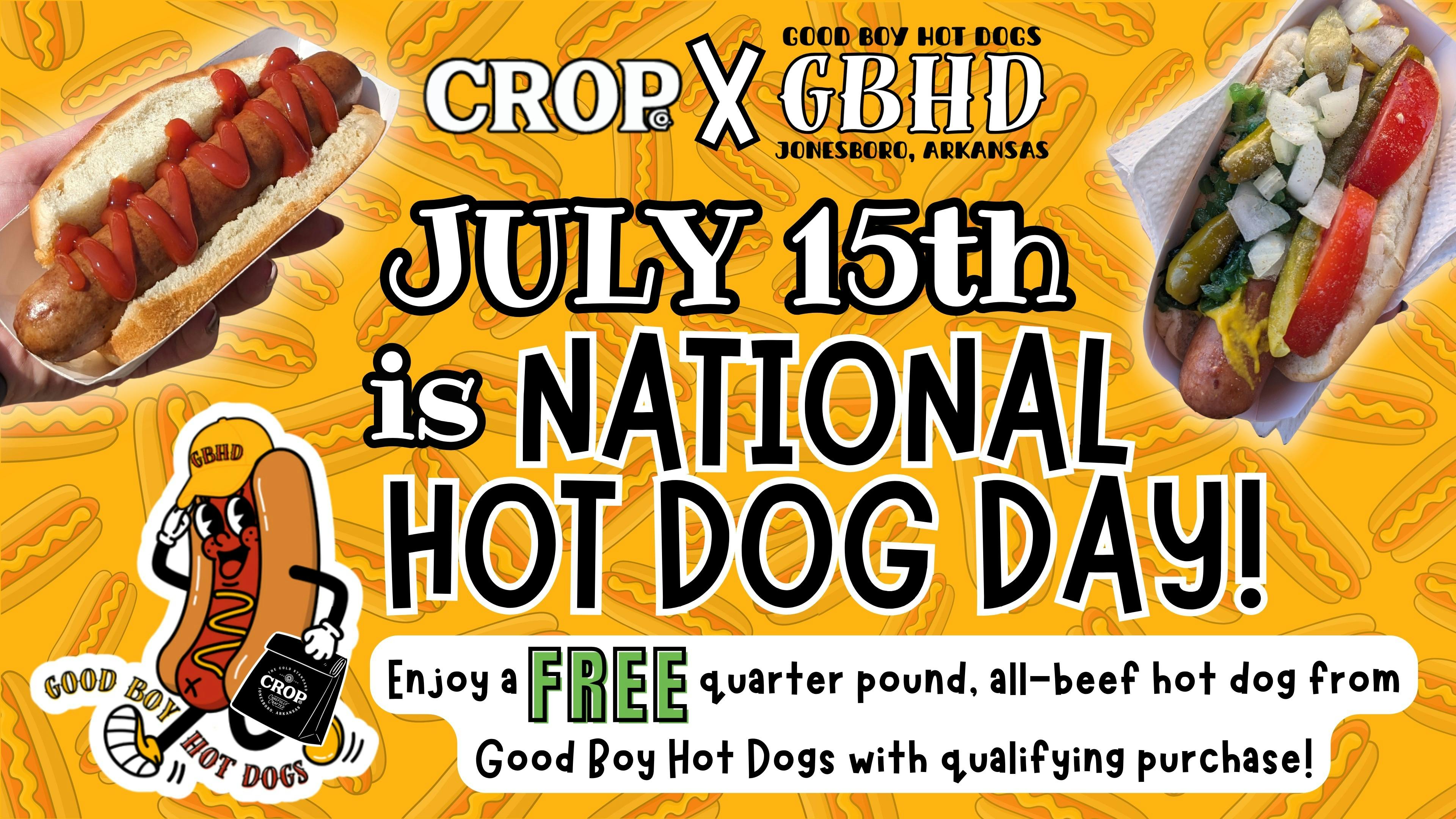 Crop Hot Dog Day!! Say yay!