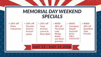 Exit 31 Exotic Memorial Day Weekend Specials!