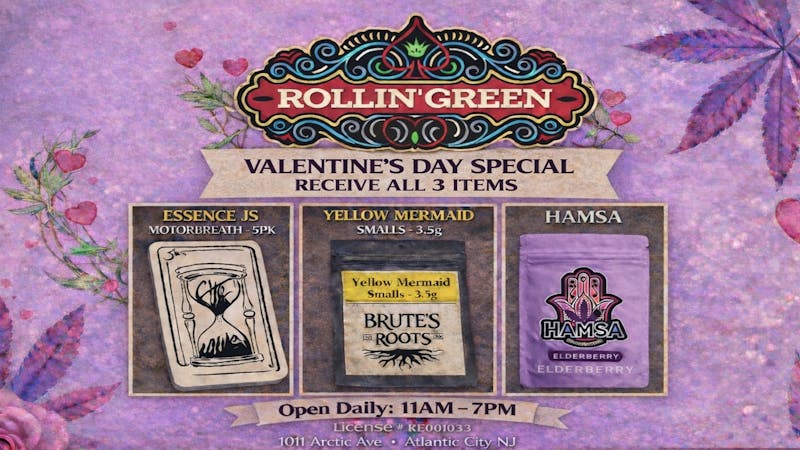 Rollin' Green $50 Valentine's Day Bundle