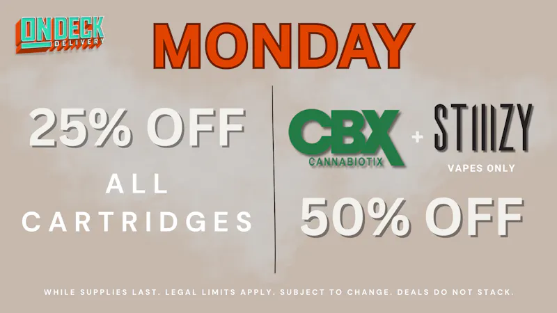 On Deck Delivery 50% OFF SELECT PRODUCTS