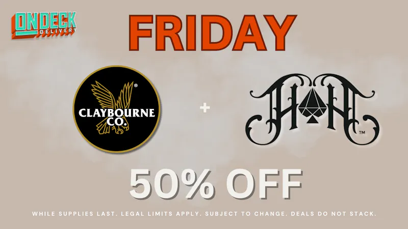 On Deck Delivery 50% OFF SELECT PRODUCTS