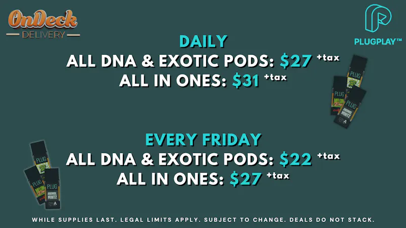 On Deck Delivery PLUGPLAY DEALS!