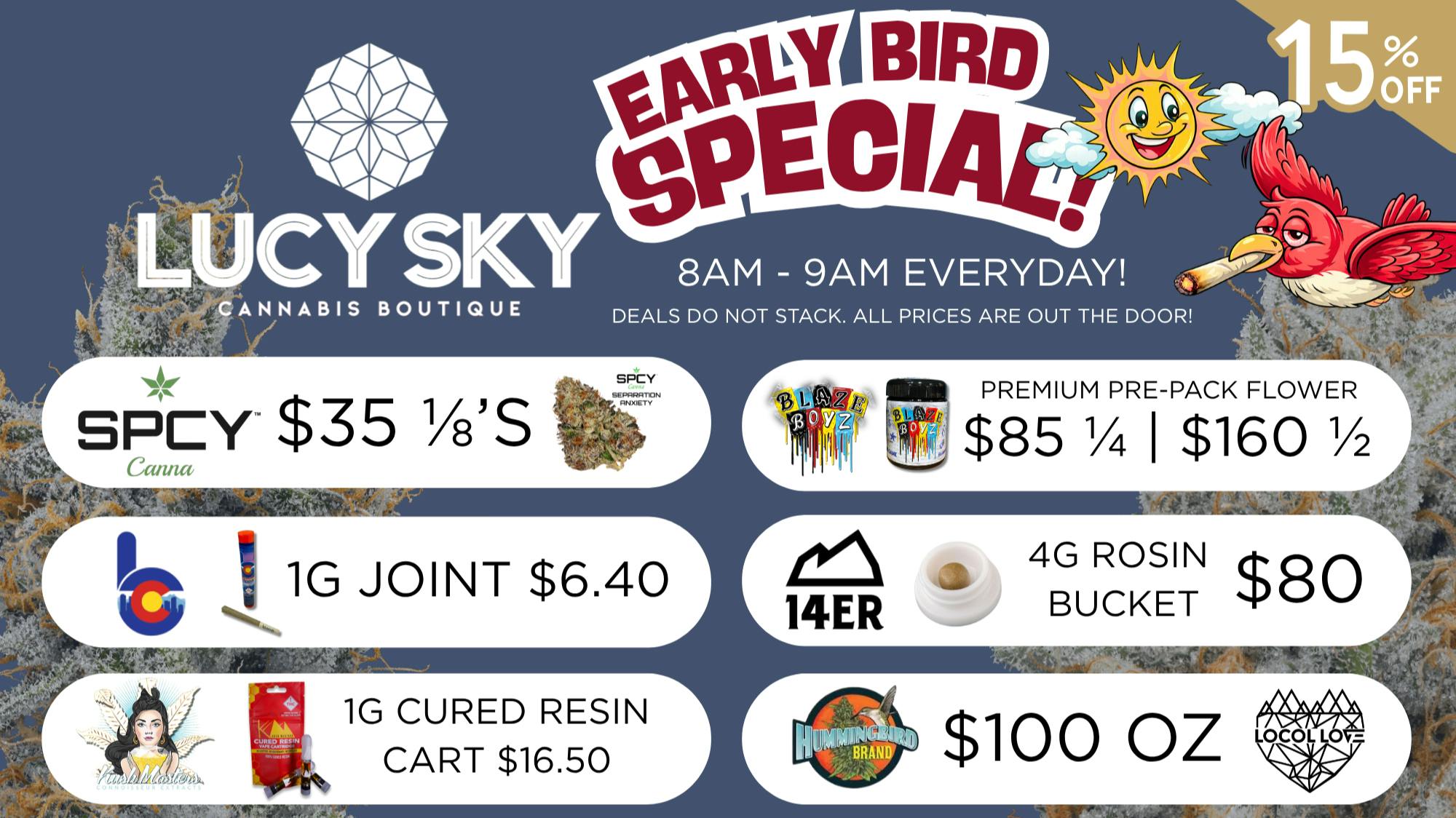 Lucy Sky Santa Fe LUCY SKY SEPTEMBER DEALS