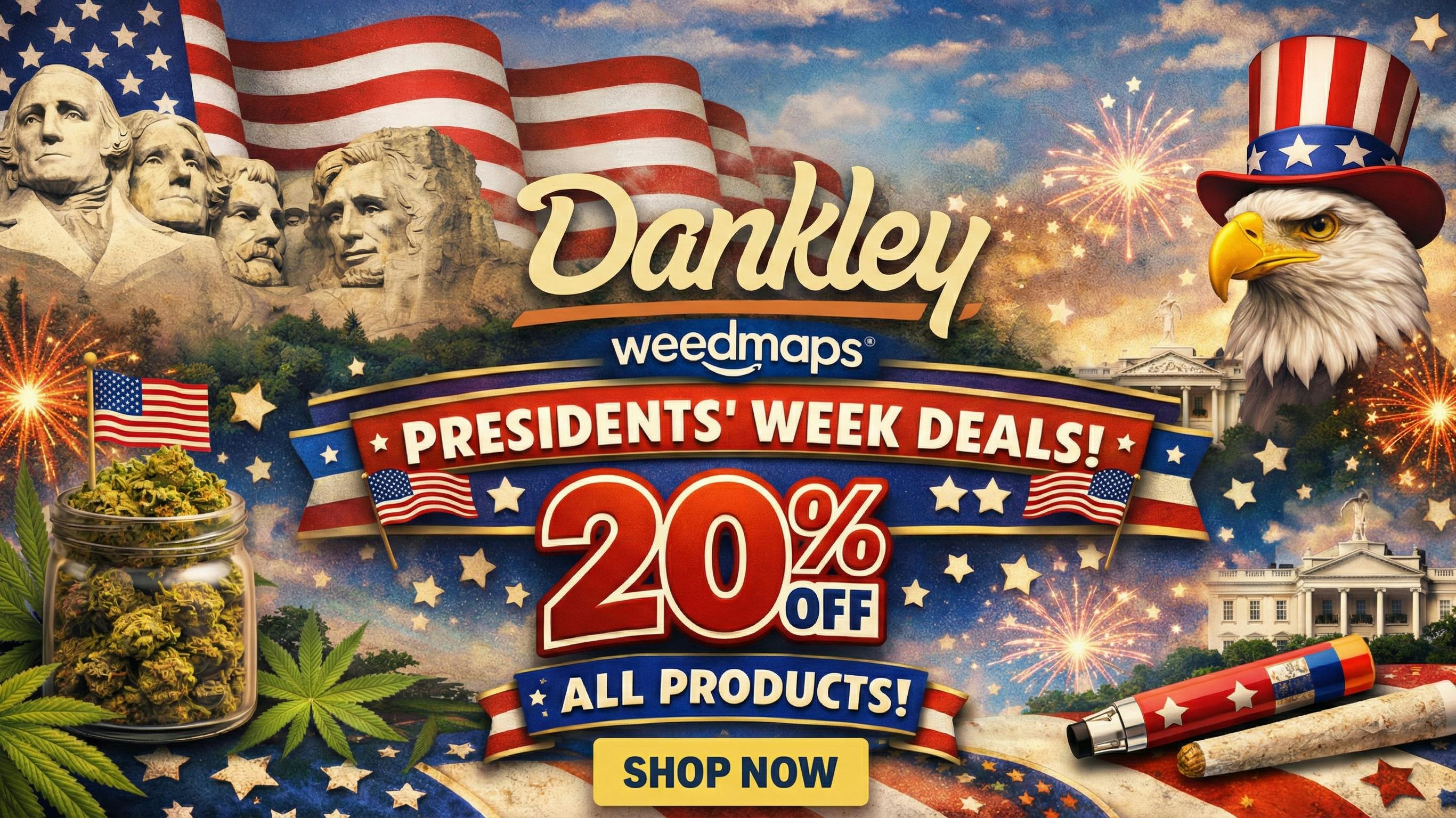 DANKLEY - Nassau County Delivery 20% Off All Orders - Presidents Week