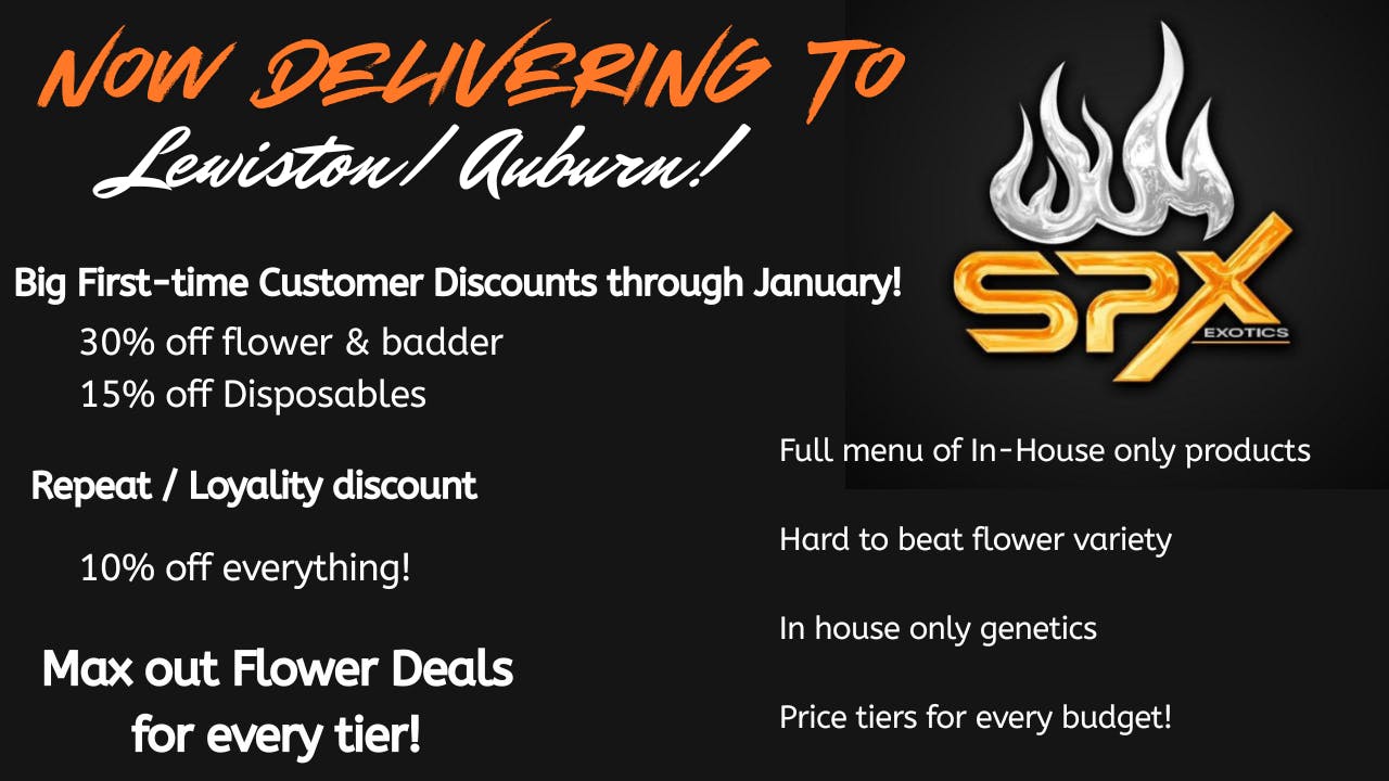 SPX Exotics Lewiston/Auburn First Time Customers Save BIG