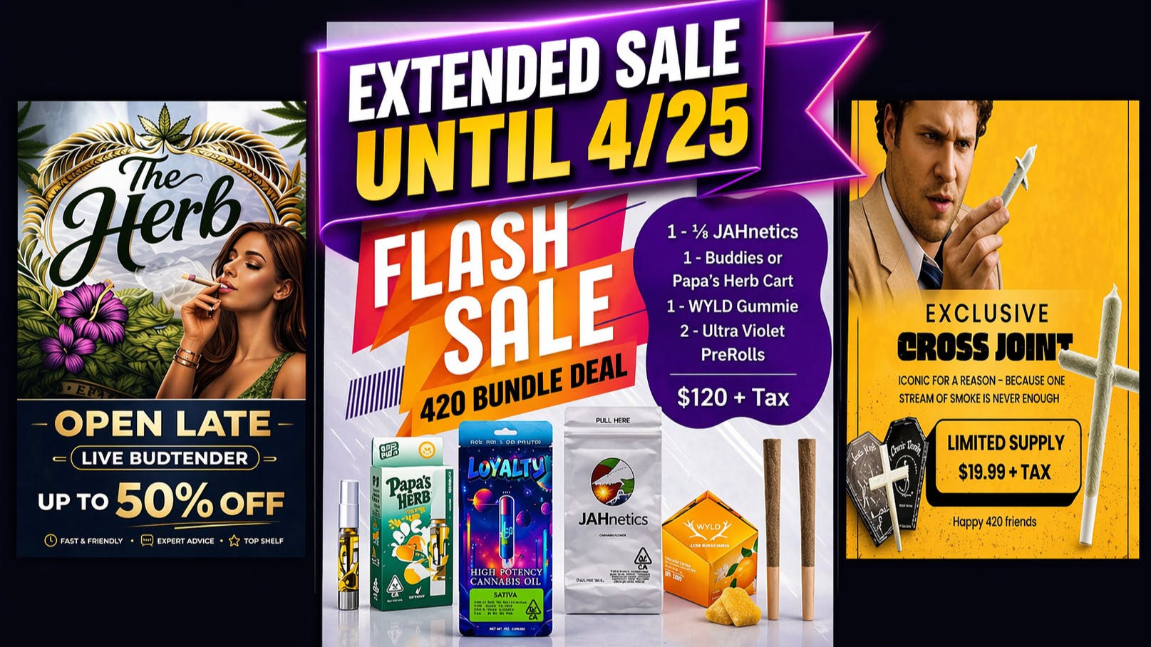 The Herb Connection GET HIGHER THIS 420, SAVE BIG & FAST DELIVERY