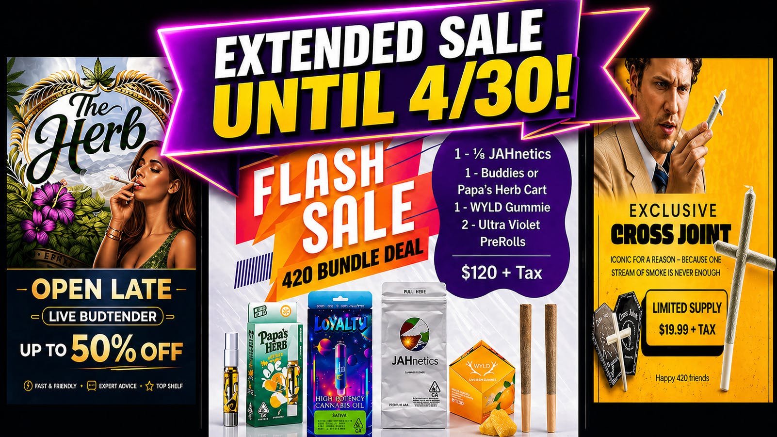 The Herb Connection GET HIGHER WITH US, SAVE BIG & FAST DELIVERY