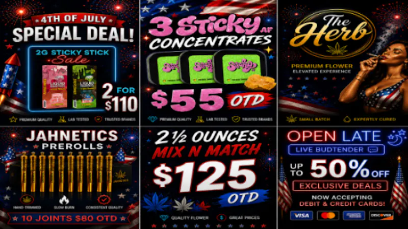 The Herb Connection 🇺🇸💥FREEDOM TO BLAZE 4TH OF JULY SALE💥🇺🇸