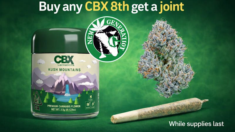 New Generation CBX BUY ANY 8TH GET A J ON US :)