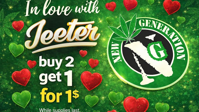 New Generation Buy Two Get One Jeeter for 1$