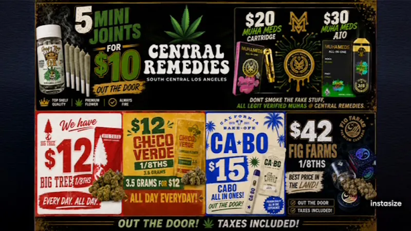 Central Remedies ALL TAXES INCLUDED!! DEALS ON DEALS ON DEALS!!