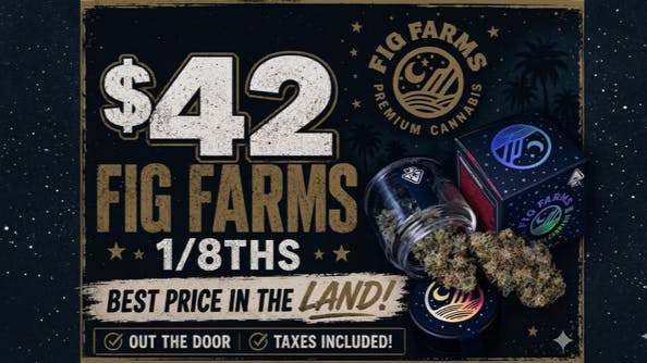 Central Remedies $42 FIG FARMS 1/8THS!!