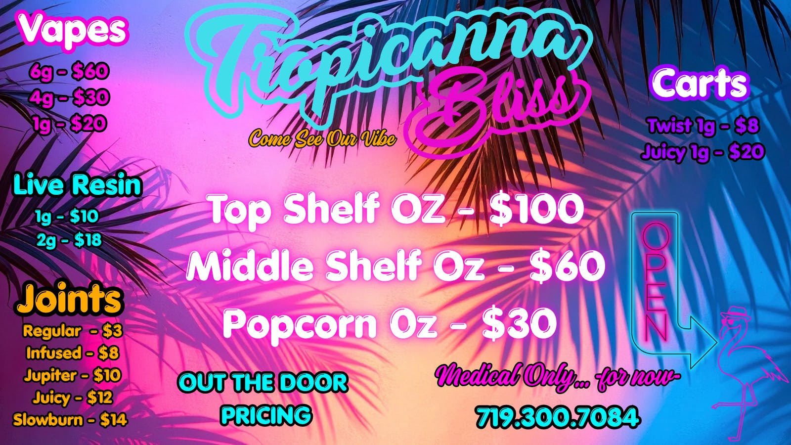 Tropicanna Bliss 🦩Blissful Deals🌴