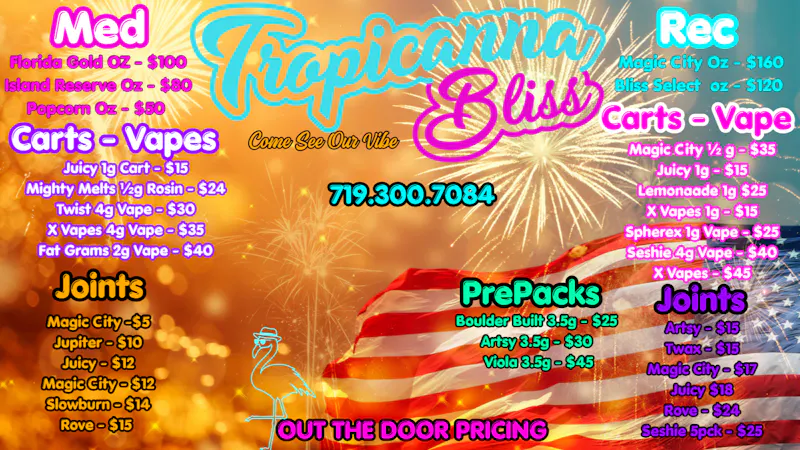 Tropicanna Bliss 🦩America's Birthday Deals🇺🇸