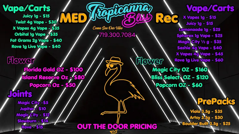 Tropicanna Bliss Come Check Us Out