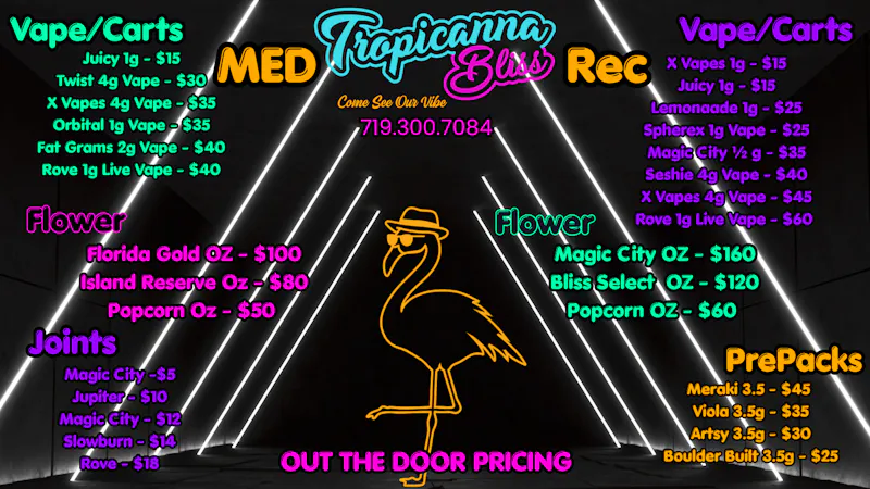 Tropicanna Bliss 🦩Check Out The New Spot🌴