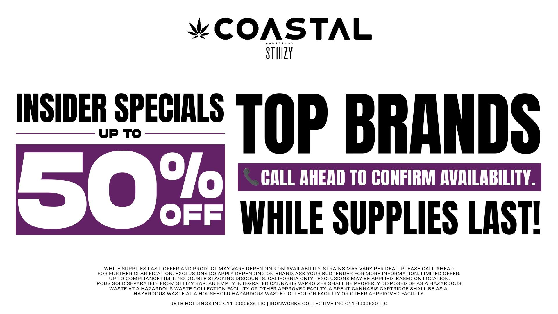 Coastal Concord Up to 50% off Select Items