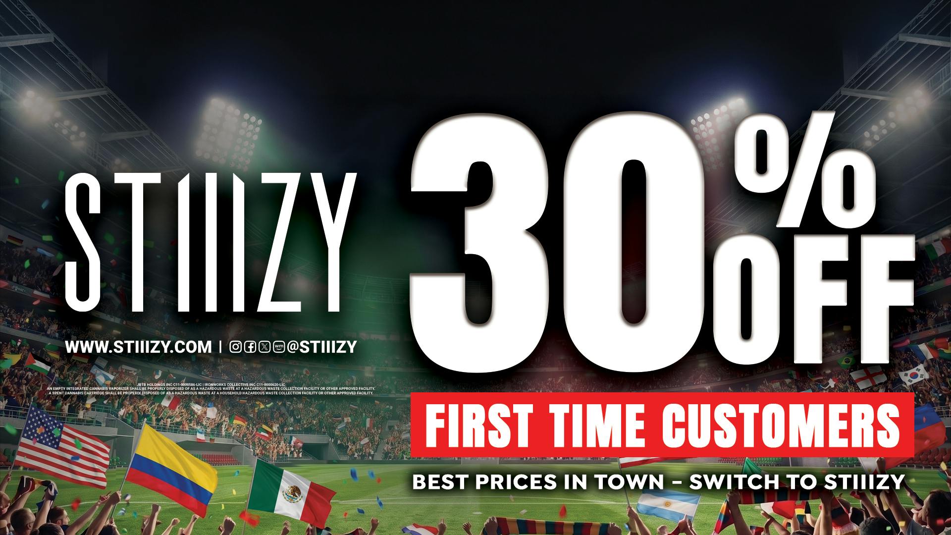 STIIIZY - Hawthorne 30% off First Time Customers