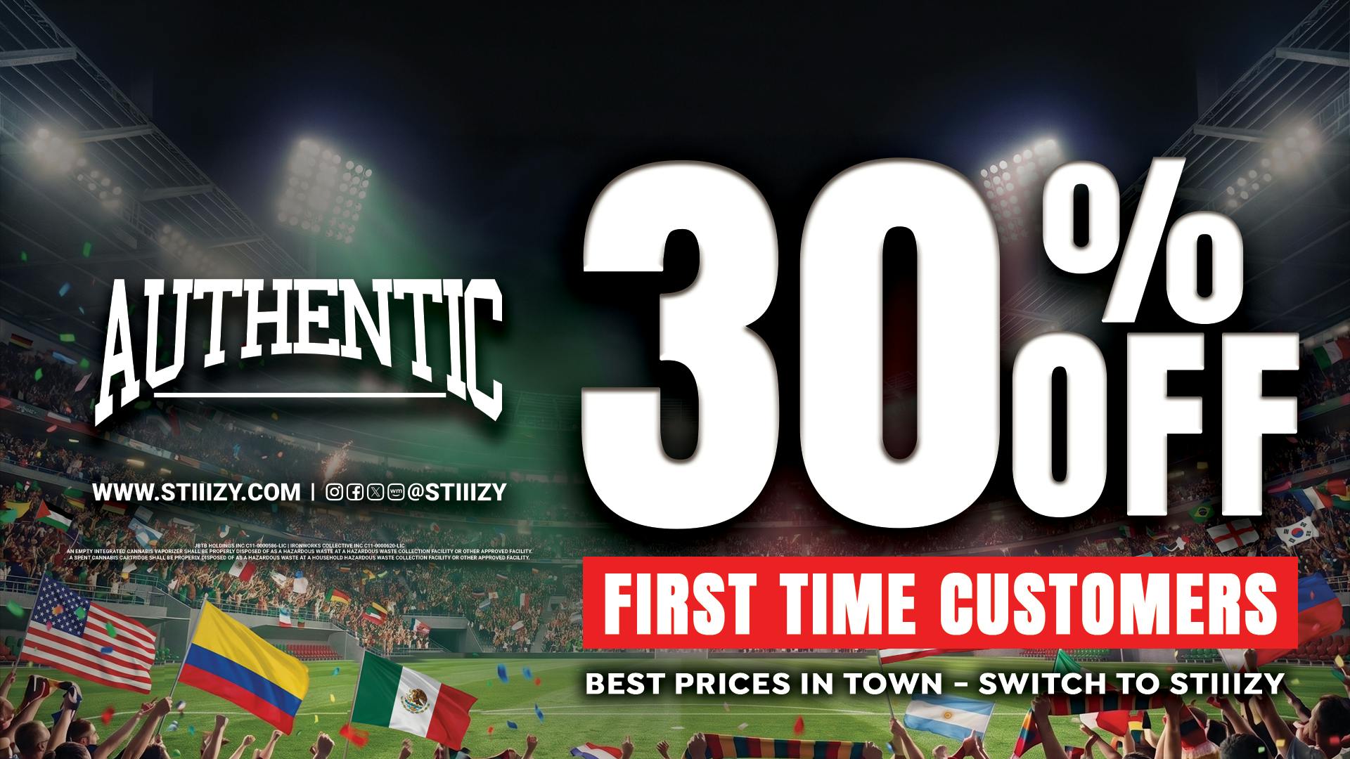 Authentic 415 30% off First Time Customers