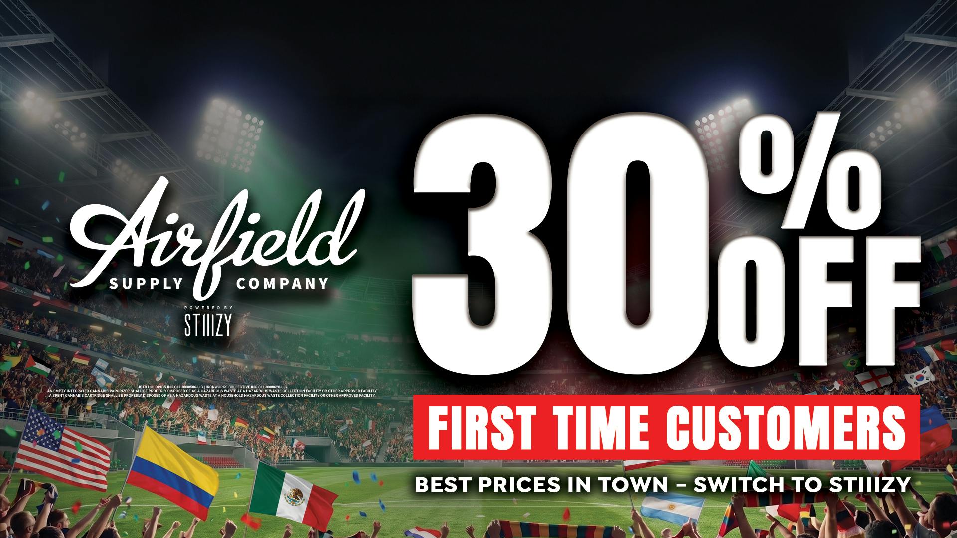 Airfield Supply Company 30% off First Time Customers