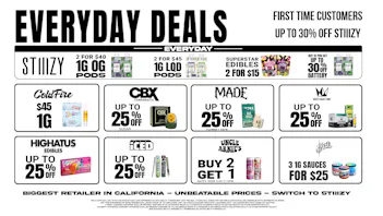 STIIIZY Torrance (NOW OPEN) Up to 25% off Top Brands!