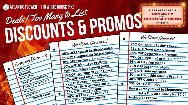 Atlantic Flower Atlantic Flower Deals - Too Many to List!!!