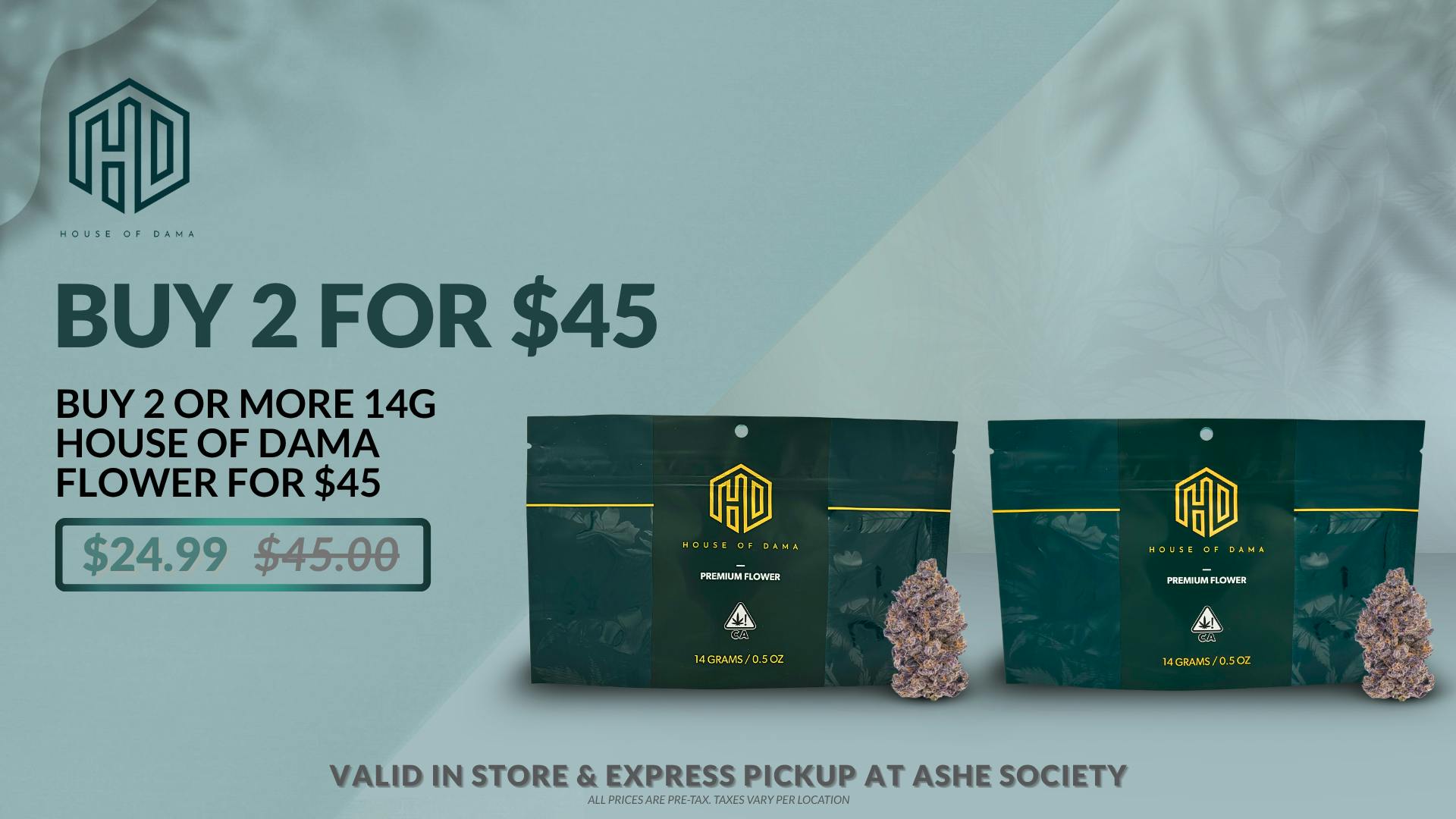 ASHE Society - San Bernardino House Of Dama: Buy 2 for $45