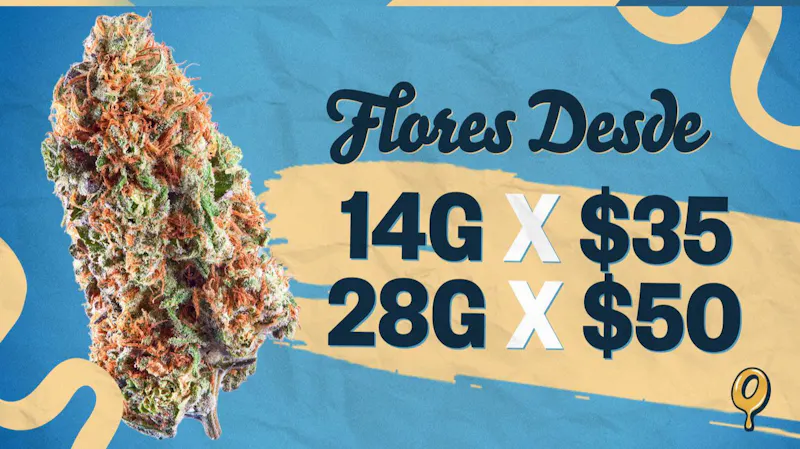 Green Village Flores desde 14g x $35 o 28g x $50